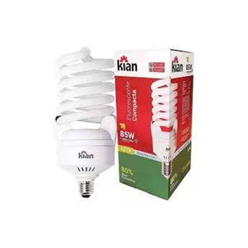 Lâmpada Fluorescente Compacta Espiral 85W 220V E27 Branco Frio Aqualuzi